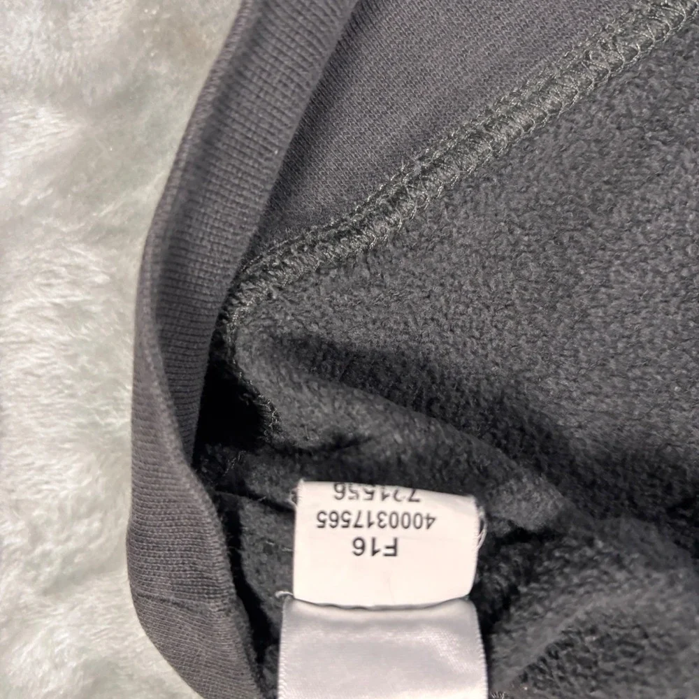 The North Face Mens Half Dome Logo Hoodie Charcoal Grey Fleece Pullover Large